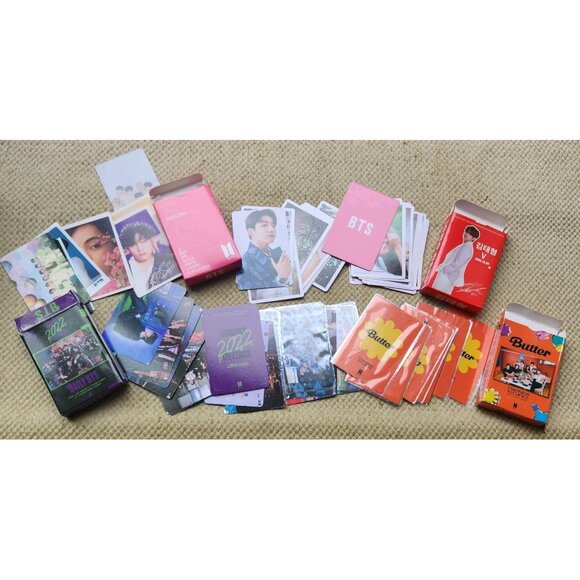 BTS Army Fan Club K pop Cards Keychains Box Collection Merchandise Stickers Etc - Picture 12 of 16